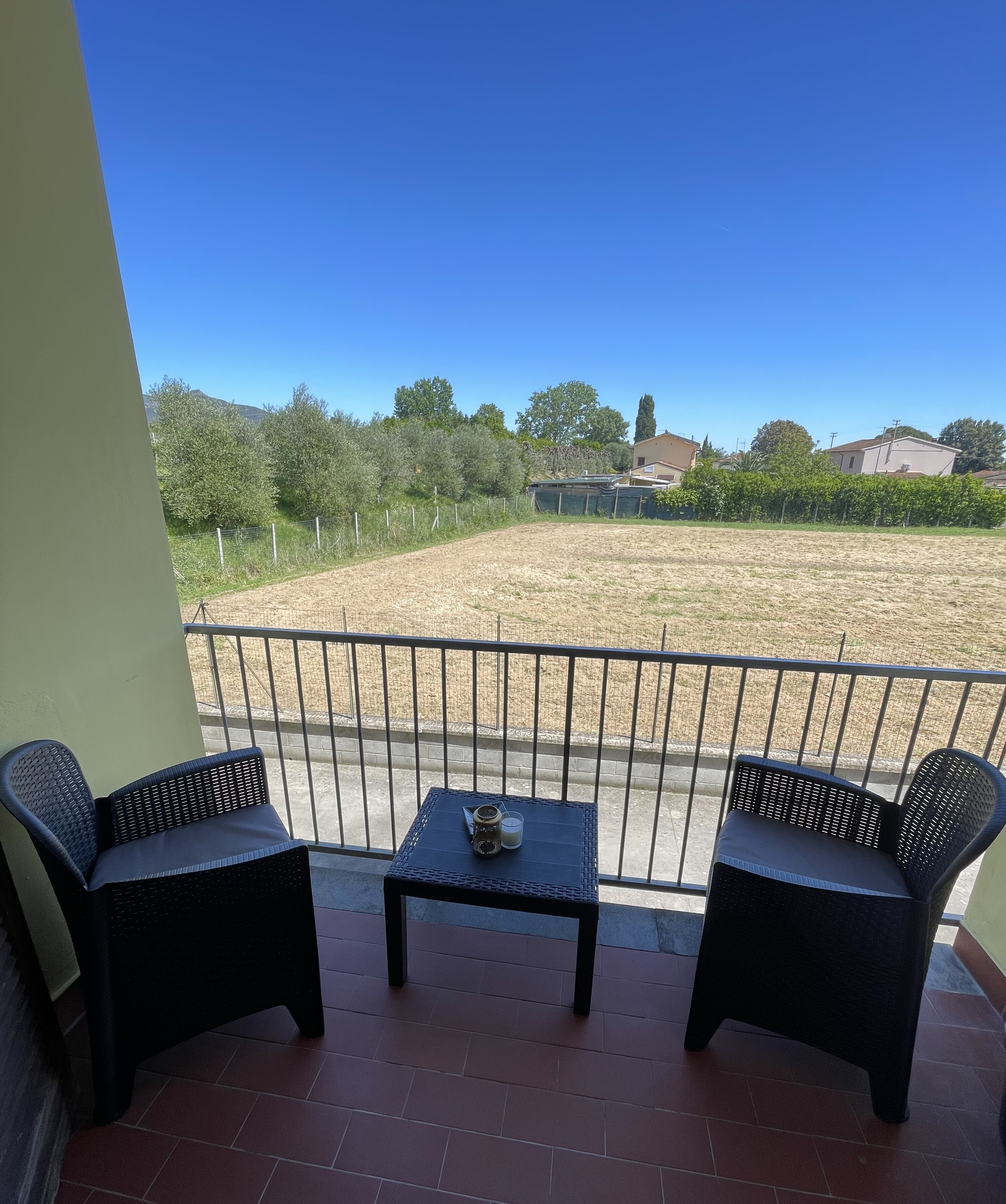 Vista dal balcone